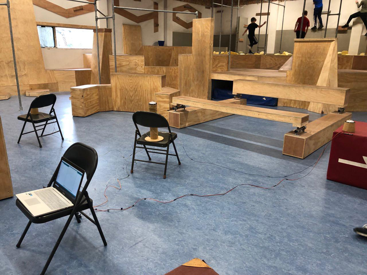 Testopstelling Parkourkit Freerunners
